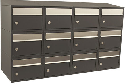 Stoer! Brickset 4-Breed, 3-Hoog Met Dak Antraciet - 40215065_4x3d