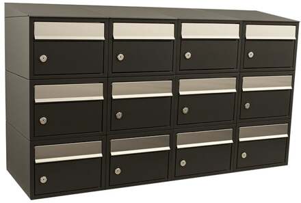 Stoer! Brickset 4-Breed, 3-Hoog Met Dak Zwart - 40215070_4x3d