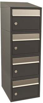 Stoer! Brickset 4-Hoog Met Dak Antraciet - 40215065_1x4d