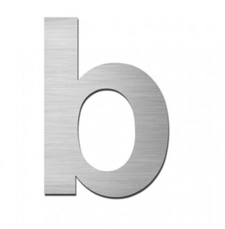 Stoer! zelfklevende letter FORTE B RVS