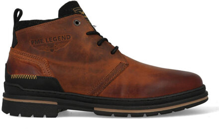 Stoere leren herenlaarzen voor herfst/winter PME Legend , Brown , Heren - 45 EU