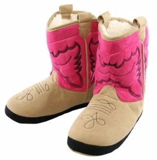 Stoere meisjes cowboy slof laarzen roze