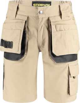 Størvik Job - Korte Werkbroek - L - Khaki