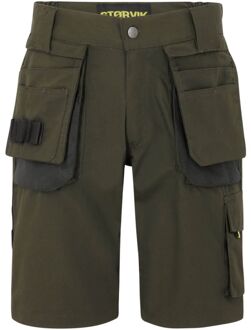 Størvik Job - Werkbermuda - 3XL - Olijfgroen