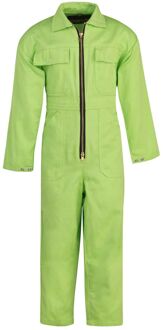 STØRVIK Kinderoverall 100% Katoen Unisex Limgegroen - Maat 68/74 - NICKY