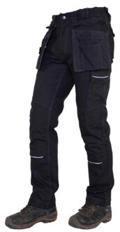 Størvik STØRVIK Stretch Werkbroek Heren Zwart - Maat 3XL - TIM