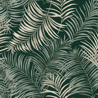 Stof per meter   Belize dark green