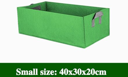 Stof Plant Bed Tuin Bloem Planter Verhoogde Ademend Vilt Groente Doos Kwekerij Productie Planten Grow Bag