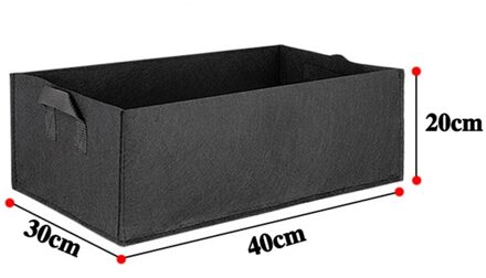 Stof Plant Bed Tuin Bloem Planter Verhoogde Ademend Vilt Groente Doos Kwekerij Productie Planten Grow Bag