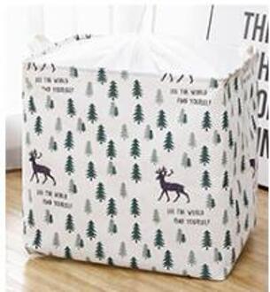 Stof Vouwen Opslag Wasmand Doos Rechthoek Tightable Organisator Kleding Ondergoed Speelgoed Quilt Grote 2