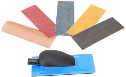 Stofafzuiging Schuren Spons Blok Manual Dust Gratis Slijpen Blok Massaal Schuurpapier Met Klittenband type B