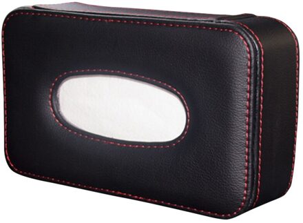 Stofdicht Ruimtebesparend Tissue Doos Universele Hoofdsteun Opknoping Auto Achterbank Eenvoudige Installatie Anti Slip Servet Houder Rugleuning Rood