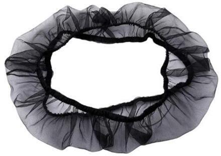 Stofdicht Vogelkooi Cover Nylon Mesh Vogelkooi Cover Shell Rok Netto Zaad Catcher Guard Luchtige Mesh Netto Papegaai Vogel kooi Cover zwart