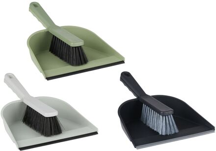 Stoffer en Blikset kunststof verschillende