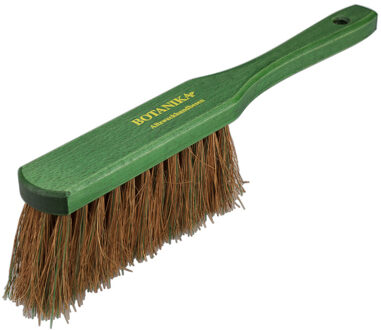 stoffer/handveger - groen - kokoshaar/hout - handveger - met ophangoog - voor buiten