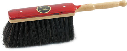 Stoffer - Rood Gelakt - Zacht Paardenhaar - Handveger