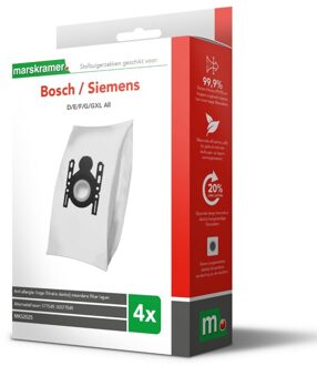 Stofzuigerzakken Bosch Siemens G All 3D