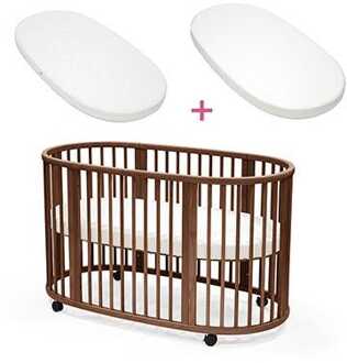 Stokke Sleepi Bed bundel warm bruin met matras & hoeslaken