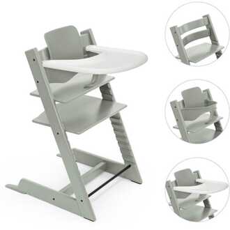 Stokke Tripp Trapp bundel kinderstoel met babyset en tafelblad