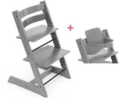 Stokke Tripp Trapp kinderstoel .babyset storm grey
