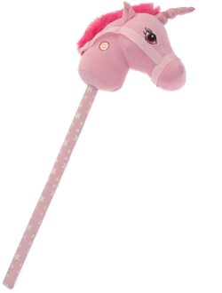Stokpaard Eenhoorn met Geluid - Paars