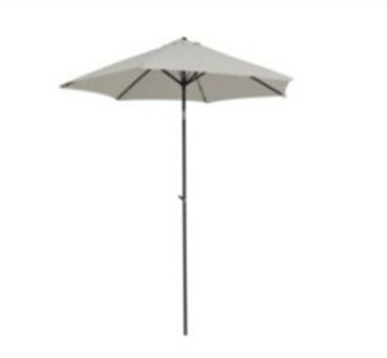 Stokparasol Sunny - D 288cm - Ecru - Kantelbaar Met Opwindmechanisme