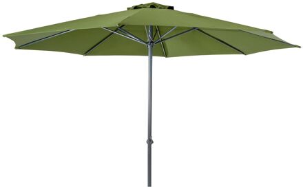 Stokparasol Sunny - D 336cm - Groen - Met Opwindmechanisme 180g/m² Aluminium Mast