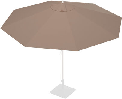 Stokparasoldoek Rhino 300cm rond Taupe (polyester)