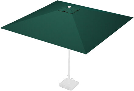 Stokparasoldoek Rhino 300x300cm vierkant Classic green (polyester)