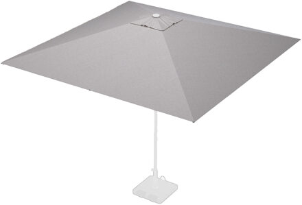 Stokparasoldoek Rhino 300x300cm vierkant Light grey (olefin)