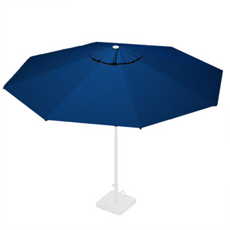 Stokparasoldoek Rhino 350cm rond Classic blue (polyester)