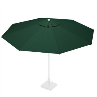 Stokparasoldoek Rhino 350cm rond Classic green (polyester)