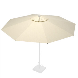 Stokparasoldoek Rhino 350cm rond off white (polyester)