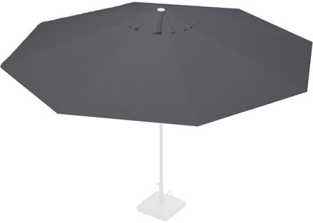 Stokparasoldoek Rhino 400cm rond Dark grey (polyester)