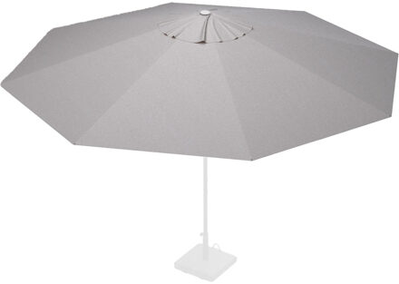 Stokparasoldoek Rhino 400cm rond Light grey (olefin)
