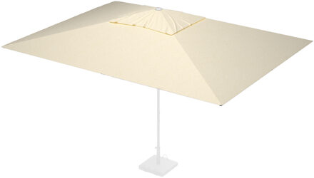 Stokparasoldoek Rhino 400x300cm rechthoek Off white (polyester)