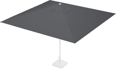 Stokparasoldoek Rhino 400x400cm vierkant Dark grey (polyester)