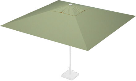 Stokparasoldoek Rhino 400x400cm vierkant Emerald (polyester)
