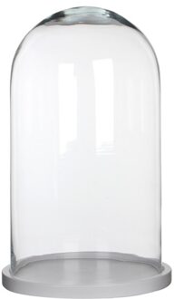 stolp hella maat in cm: 37 x 23.5 op wit houten Transparant