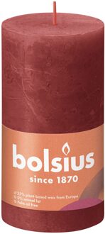 Stompkaars Delicate Red Ø68 mm - Hoogte 13 cm - Rood - 60 branduren