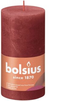 Stompkaars Delicate Red Ø68 mm - Hoogte 13 cm - Rood - 60 branduren