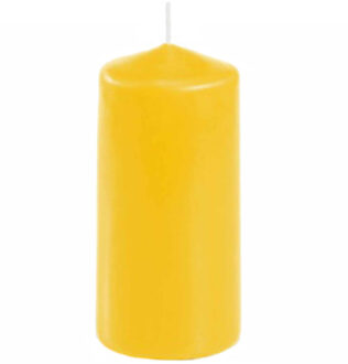 Stompkaars goudgeel 10 x 5 cm - Stompkaarsen