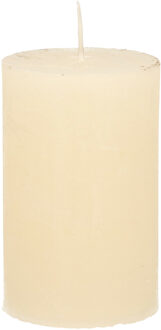 Stompkaars - ivoor wit - 5 x 8 cm - klein rustiek model - cilinderkaars - kaars