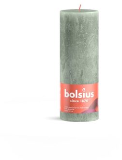 Stompkaars Jade Green - Ø68 mm - Hoogte 19 cm - Groen - 85 Branduren