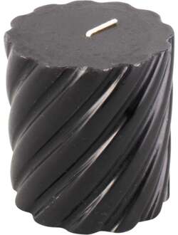 Stompkaars Swirl zwart 7,5cm hoog - - Breedte: