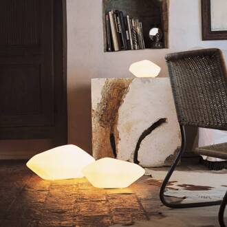 Stone sfeerlamp, lengte 27 cm wit