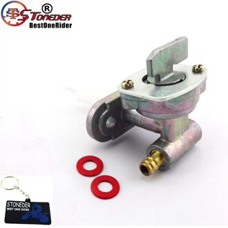 Stoneder Gas Benzine Brandstof Tap Switch Valve Tank Petcocke Voor PW80 TTR125 DRZ400 Vuil Motorfiets Pit Motor Bike
