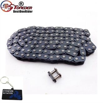 Stoneder Mini Atv T8F Tandwiel Ketting Met Spare Master Link Voor Chinese Dirt Quad Pocket Bike Minimoto 2 Takt 47cc 49cc