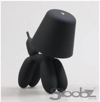 Stoobz Design LED Tafellamp Ballon Hond 16X10X18cm zwart