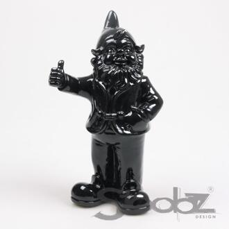 Stoobz Design Stoobz Kabouter duim omhoog zwart 31cm